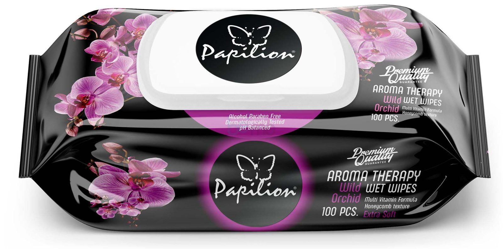 PAPILION CHUSTECZKI NAWILŻANE AROMATHERAPY - 100 szt.