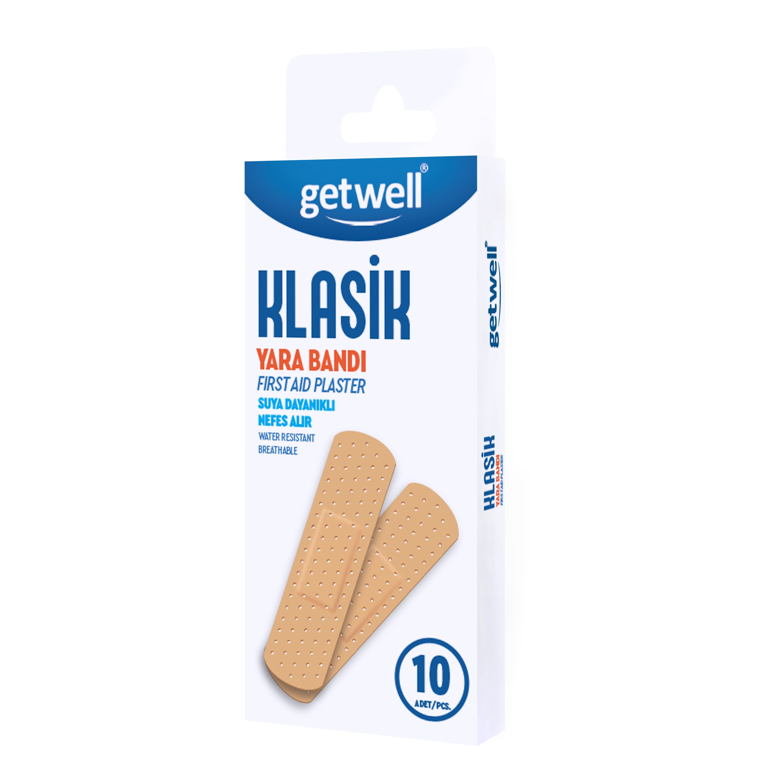 GETWELL PLASTRY PIERWSZEJ POMOCY 19x72mm 10szt